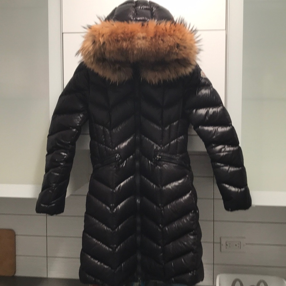 Sz 1 Moncler Black Parka